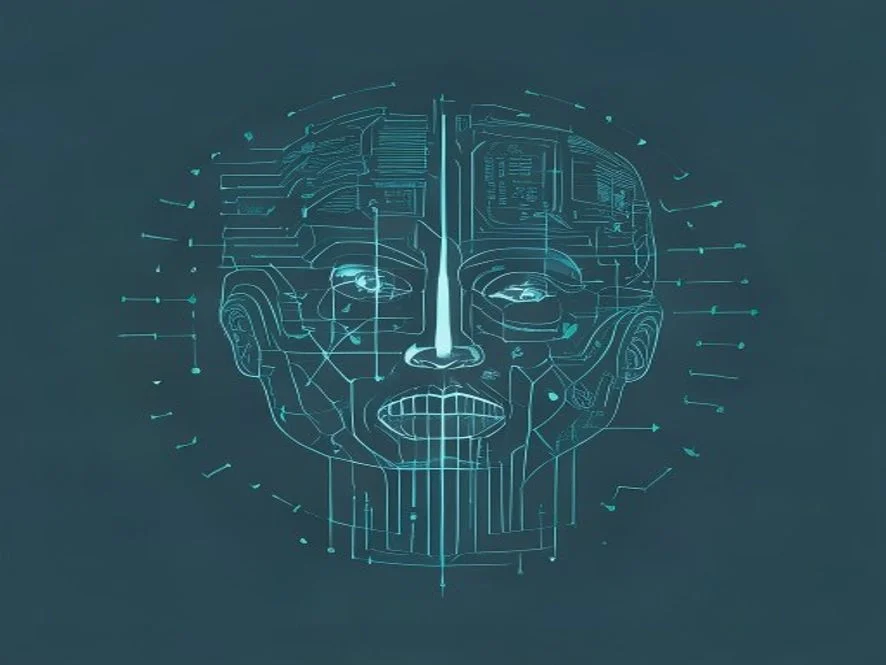 Ilustrasi sejarah perkembangan artificial intelligence adalah dari komputer tua hingga neural network modern - artificial intelligence adalah - karya ilustrasi AI