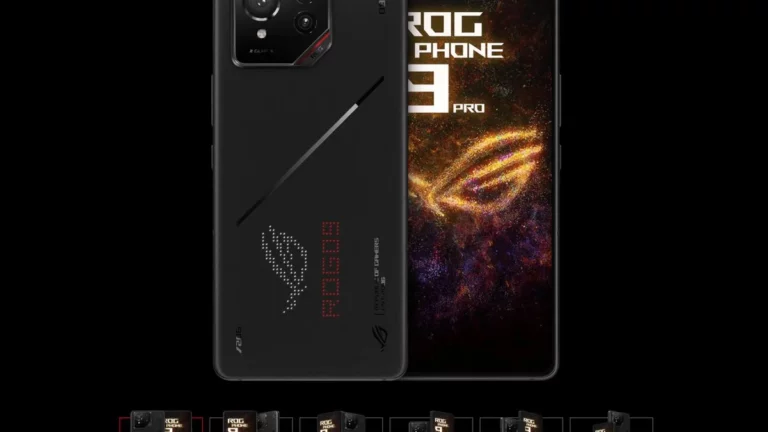ASUS ROG Phone 9 Pro tampak depan dengan desain gaming futuristik - HP Gaming Android Terbaik di Juli 2026 - sumber dari ASUS