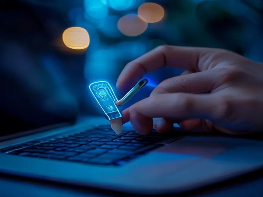 Ilustrasi MFA Multi-Factor Authentication keamanan akun - cara membuat password kuat - karya ilustrasi AI