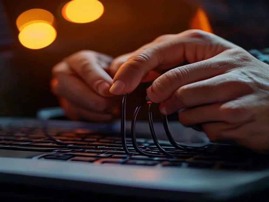 Ilustrasi langkah darurat setelah klik link phishing - cara menghindari phishing - karya ilustrasi AI