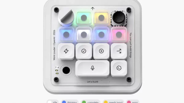 OpenAI Codex Micro keypad mekanis untuk kendalikan AI agent - sumber dari Gizmochina
