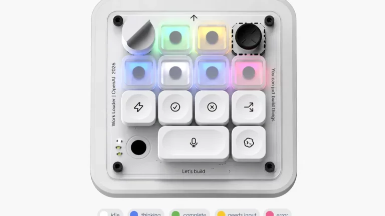 OpenAI Codex Micro keypad mekanis untuk kendalikan AI agent - sumber dari Gizmochina