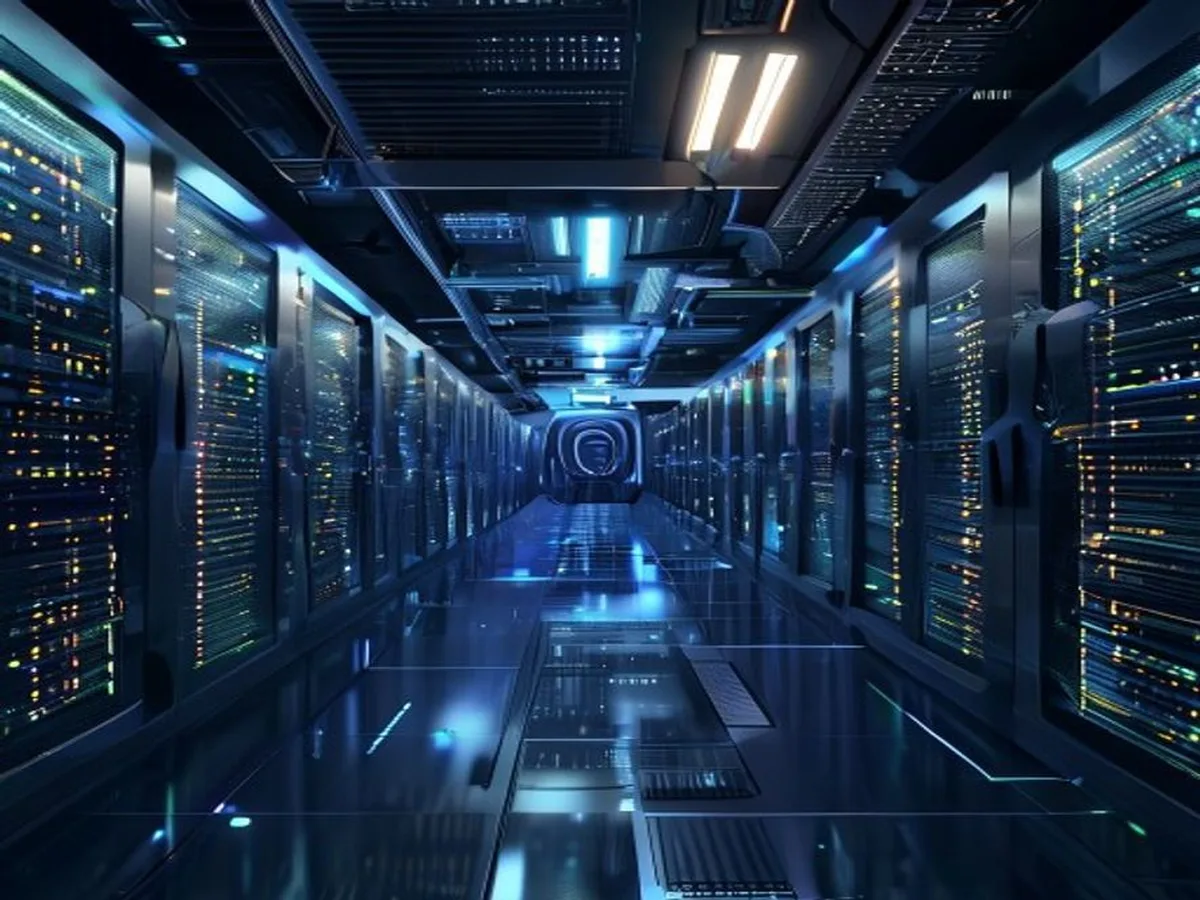 Ilustrasi masa depan Data Center AI 2026 - Data Center AI - karya ilustrasi AI