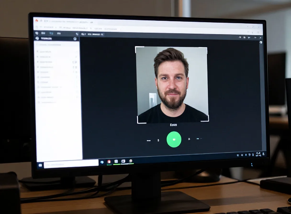 Ilustrasi teknologi pendeteksi deepfake - Deepfake Scam - karya ilustrasi AI