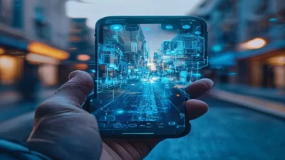 Ilustrasi augmented reality - augmented reality adalah - karya ilustrasi AI