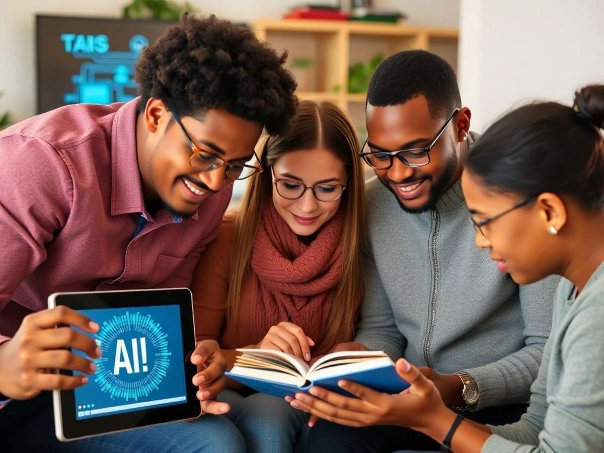 Ilustrasi AI Literacy - literasi AI - karya ilustrasi AI