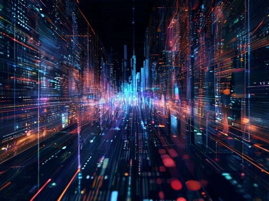 Ilustrasi Synthetic Data - data sintetis - karya ilustrasi AI