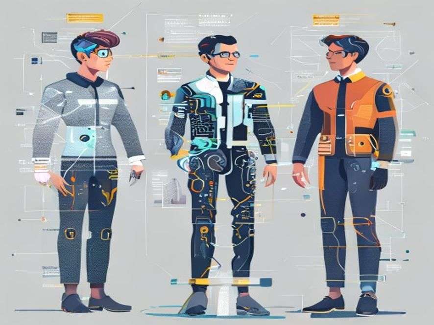 Ilustrasi AI Engineer - karya ilustrasi AI