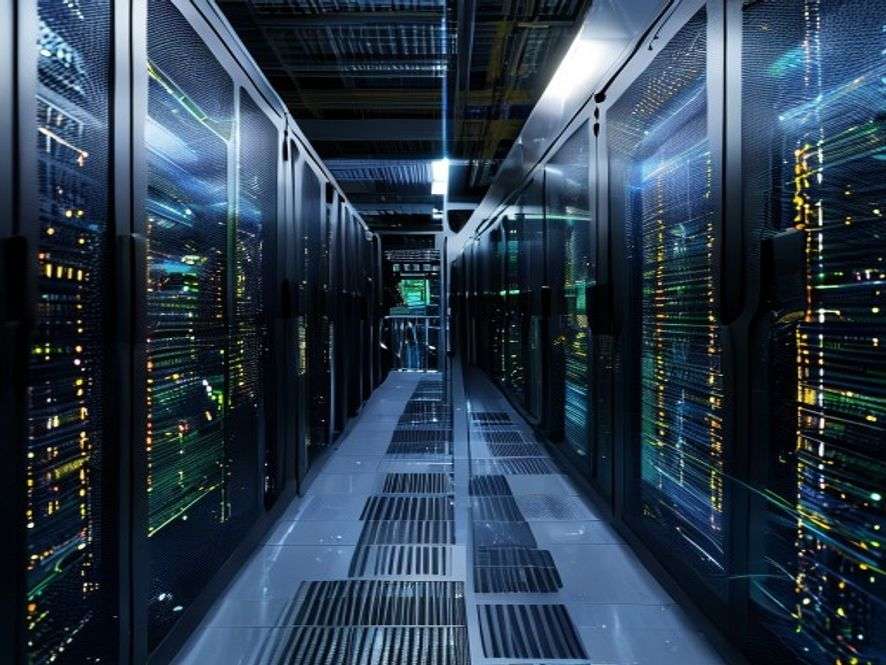 Ilustrasi AI-Ready Data Center - dibuat dengan AI
