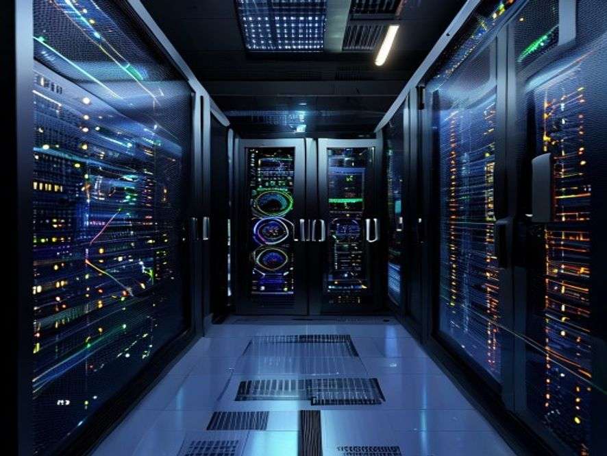 Ilustrasi AI-Ready Data Center - dibuat dengan AI