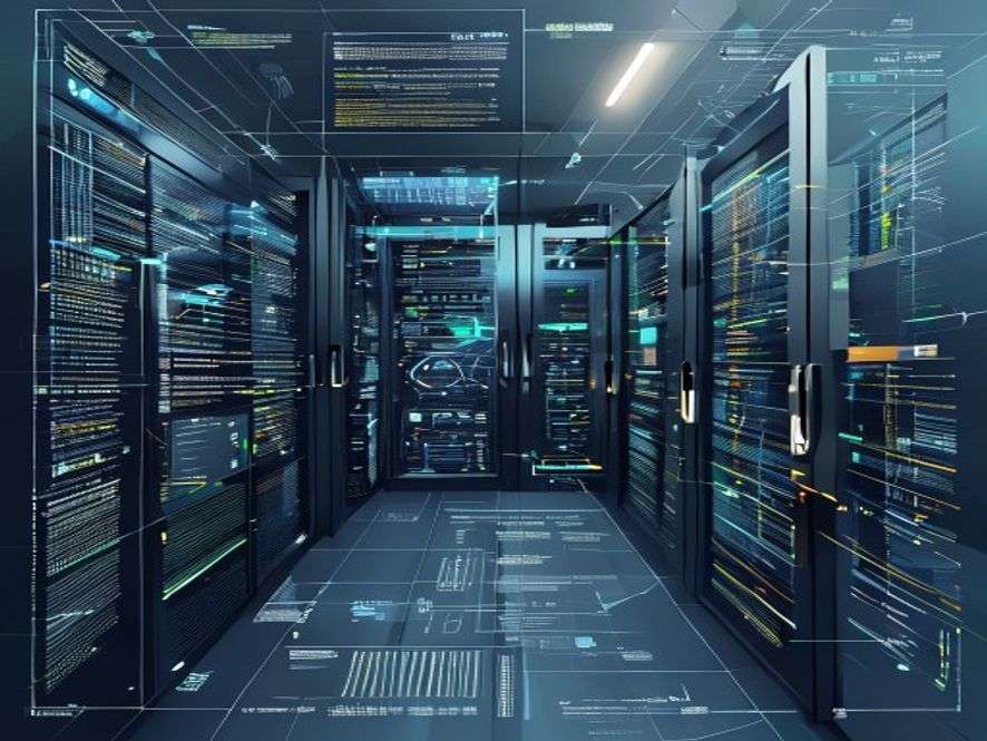 Ilustrasi AI-Ready Data Center - dibuat dengan AI