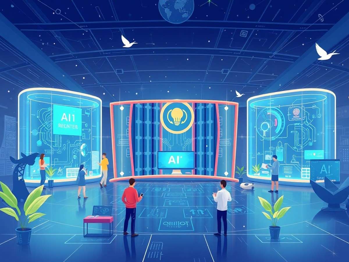 Ilustrasi Sovereign AI - karya ilustrasi AI
