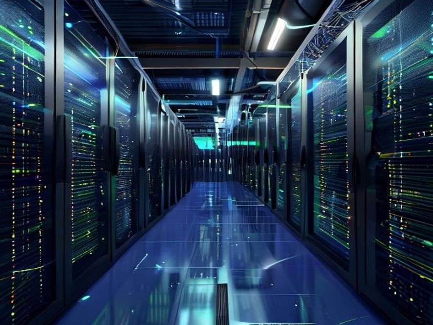 Ilustrasi AI-Ready Data Center - dibuat dengan AI