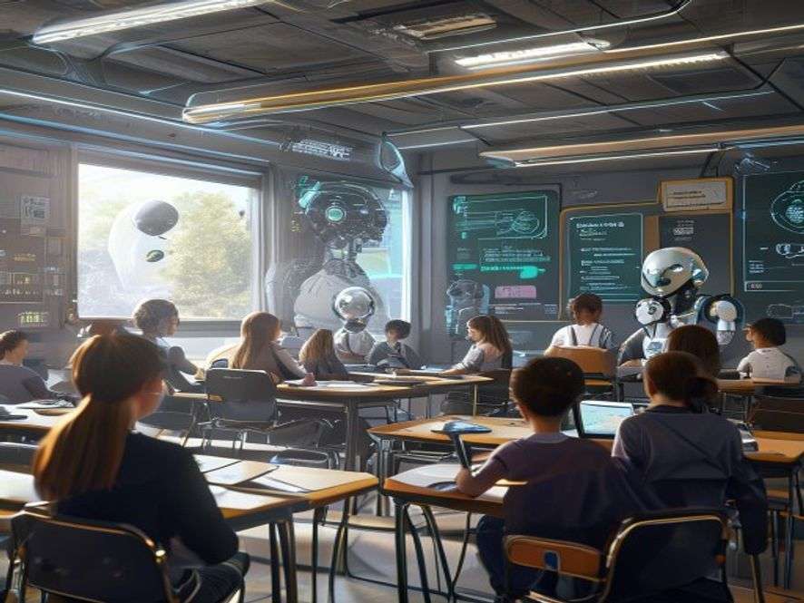 Ilustrasi AI Literacy - literasi AI - karya ilustrasi AI
