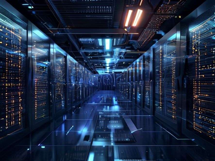 Ilustrasi AI-Ready Data Center - dibuat dengan AI