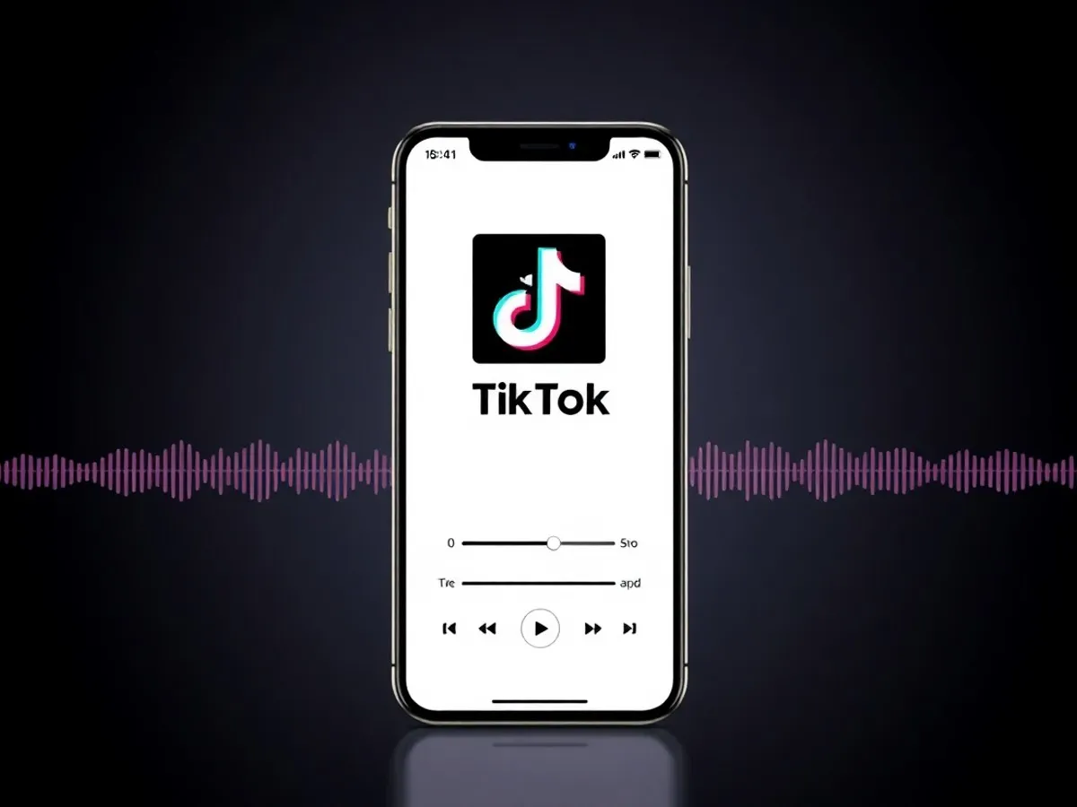 Ilustrasi download audio TikTok lewat SS TikTok - download audio TikTok MP3 - karya ilustrasi AI