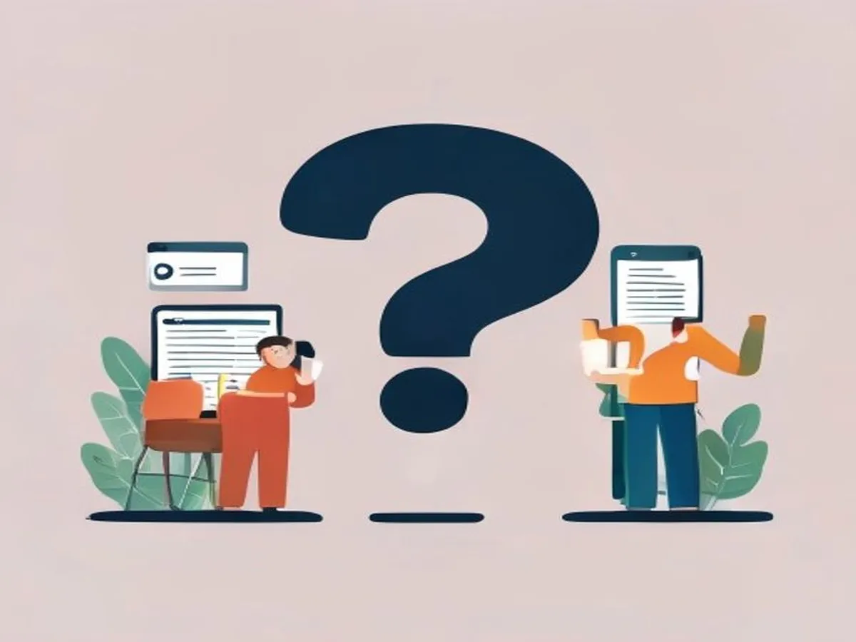 Ilustrasi perbandingan konsep pinjaman online versus payment gateway dengan tanda tanya - pmmax technology limited apakah pinjol - karya ilustrasi AI