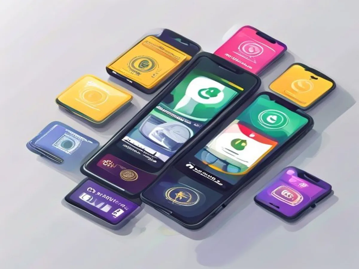 Ilustrasi berbagai aplikasi penghasil uang legal dan terbukti membayar di smartphone - pmmax technology limited apakah pinjol - karya ilustrasi AI
