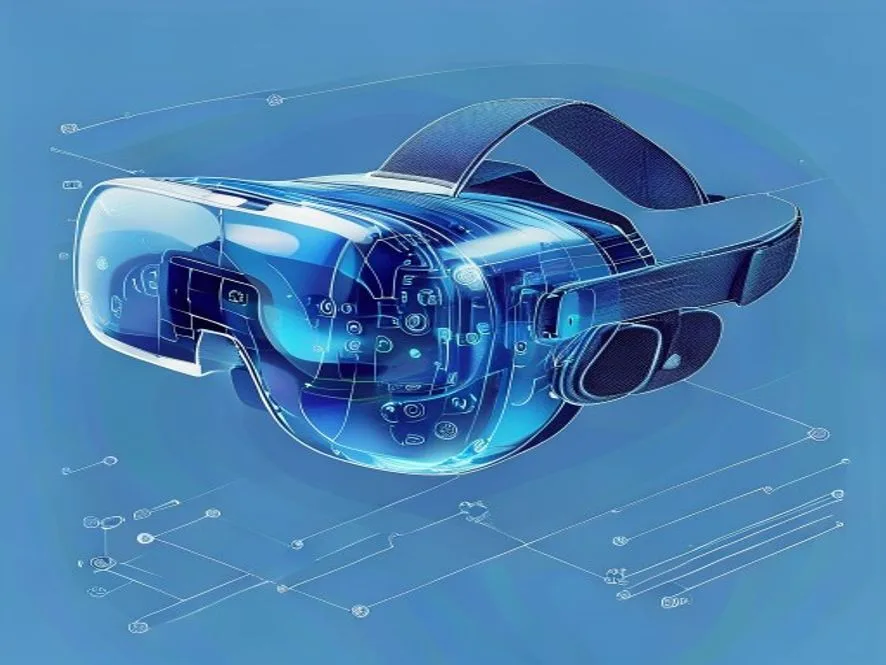 Ilustrasi virtual reality - virtual reality adalah - karya ilustrasi AI