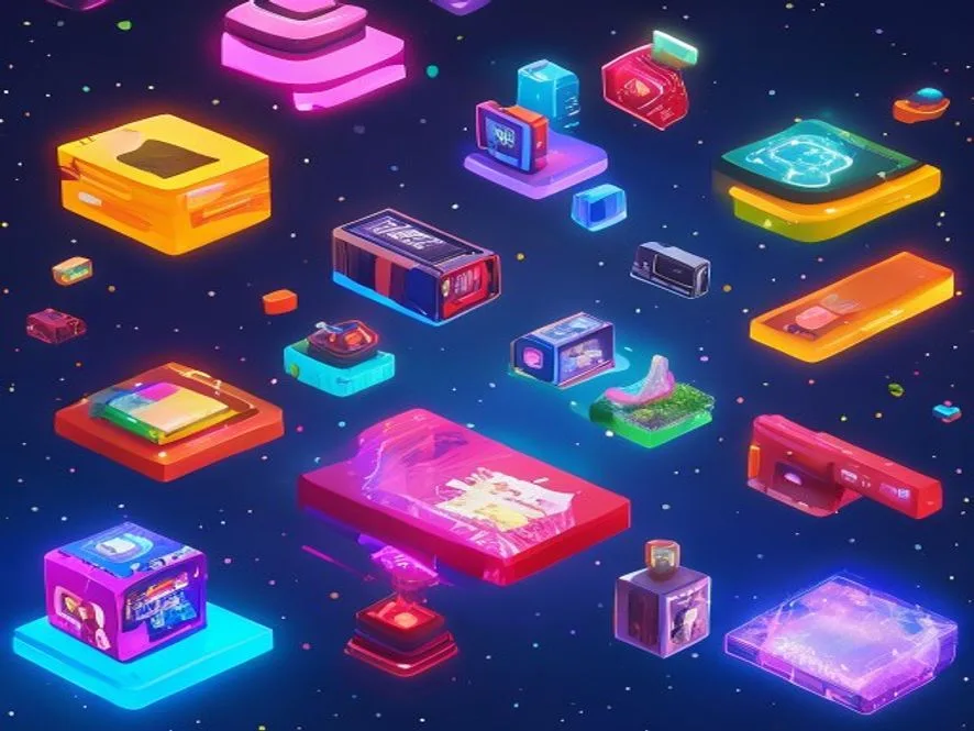 Ilustrasi 7 platform metaverse populer - metaverse adalah - karya ilustrasi AI