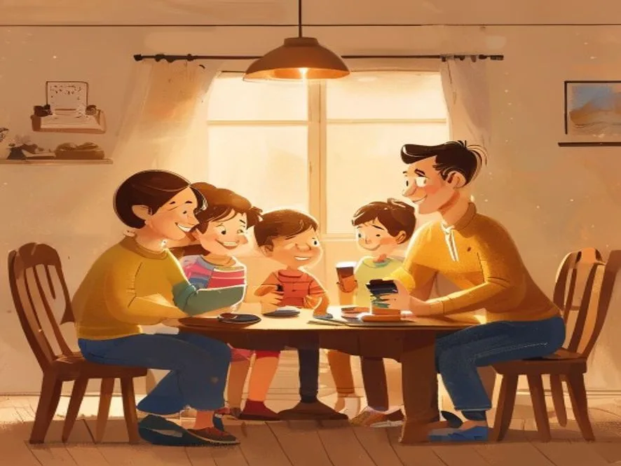 Ilustrasi cara mengatur screen time - cara mengatur screen time - karya ilustrasi AI