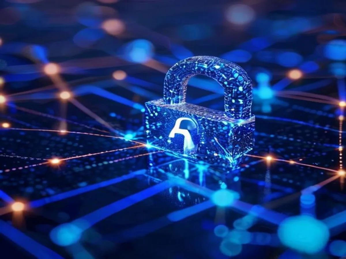 Ilustrasi fitur unggulan DuckDuckGo Blue Proxy enkripsi SSL smart mode - aplikasi duckduckgo blue proxy - karya ilustrasi AI
