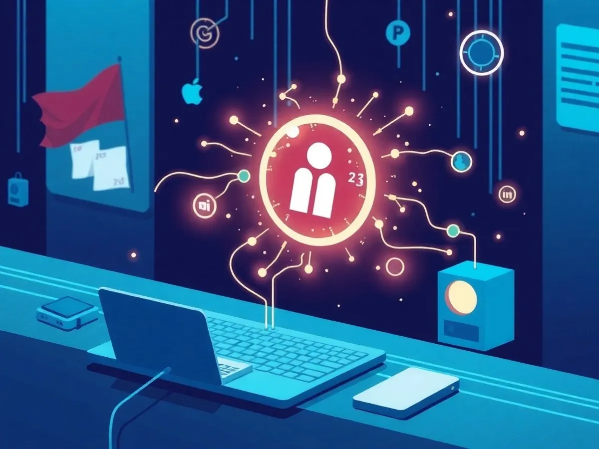 Ilustrasi pengertian internet of things - internet of things adalah - karya ilustrasi AI