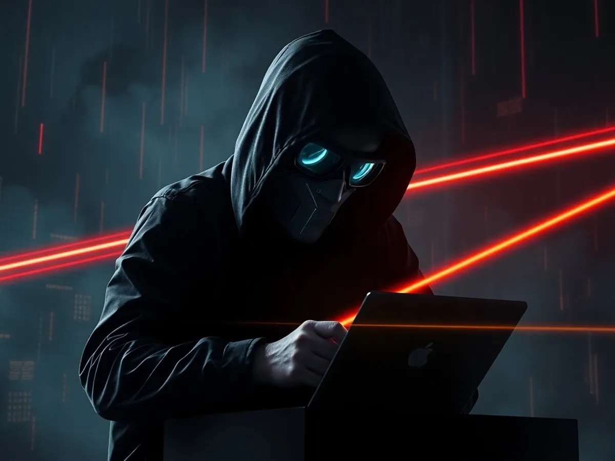 Ilustrasi ancaman komputer kuantum terhadap RSA - Shor Algorithm memecahkan enkripsi - Kriptografi Kuantum - karya ilustrasi AI