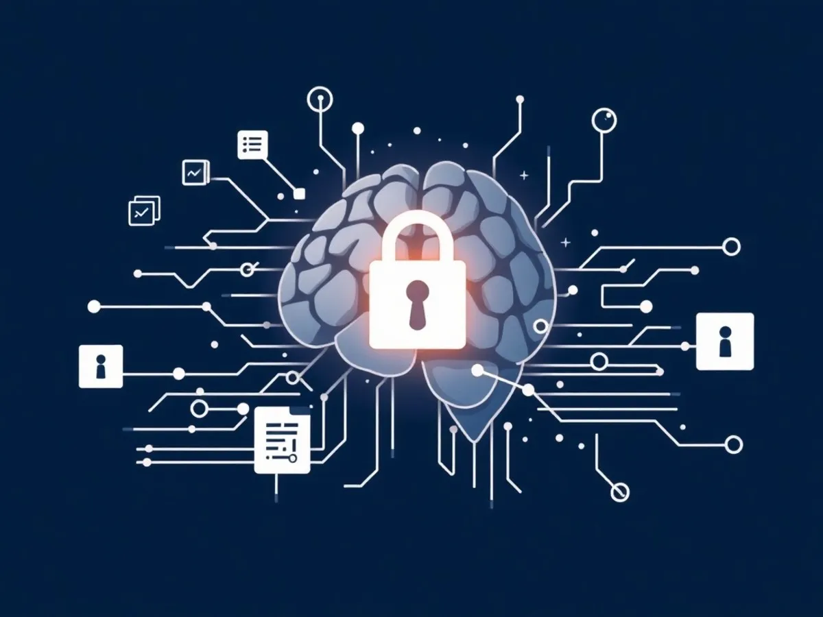 Ilustrasi tantangan machine learning - machine learning adalah - karya ilustrasi AI