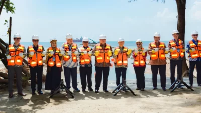 Prosesi pendaratan kabel bawah laut Nongsa Changi Cable NCC di Batam 20 Juli 2026 - sumber dari Telkom Indonesia