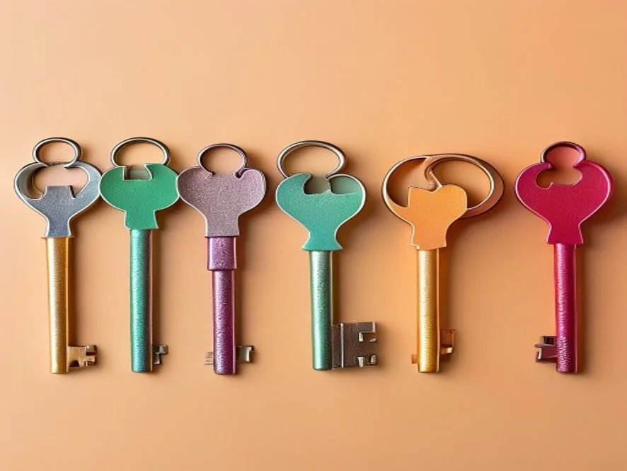 Ilustrasi 6 metode passwordless authentication biometrik passkey - passwordless authentication adalah - karya ilustrasi AI
