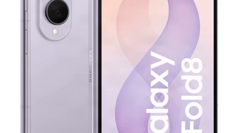Samsung Galaxy Z Fold8 tampak depan dan samping - sumber dari Carisinyal