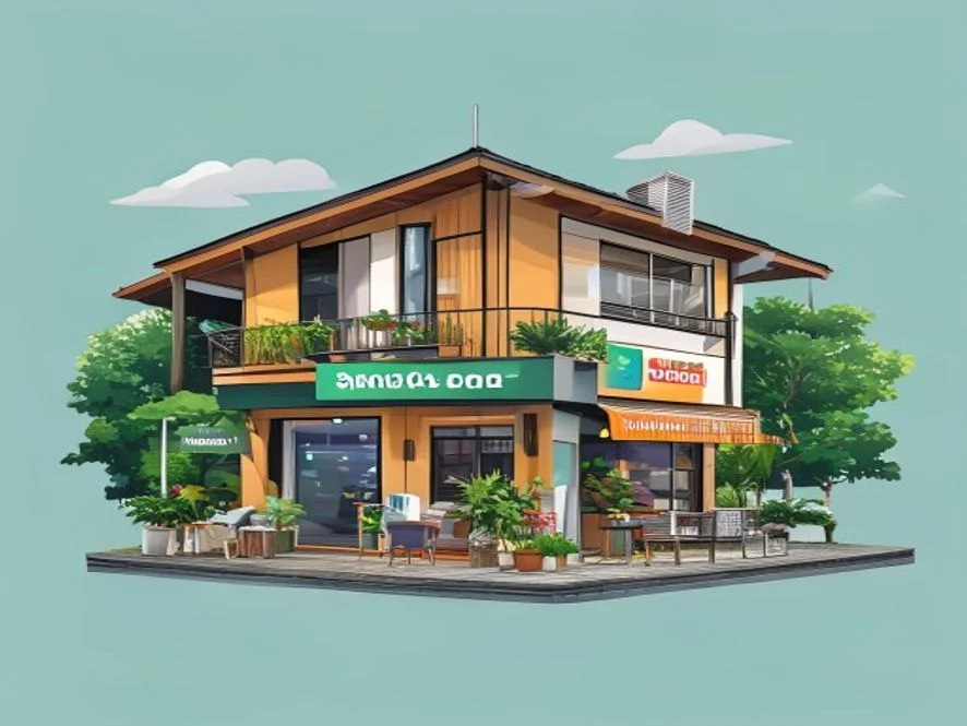 Ilustrasi smart home di Indonesia - smart home adalah - karya ilustrasi AI