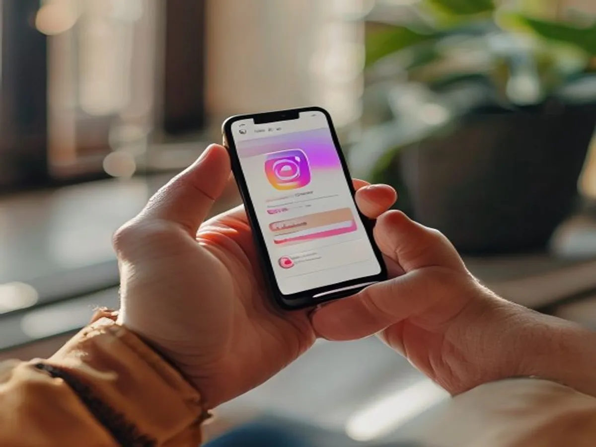 Ilustrasi cara download konten Instagram di HP menggunakan sssInstagram - sssinstagram - karya ilustrasi AI