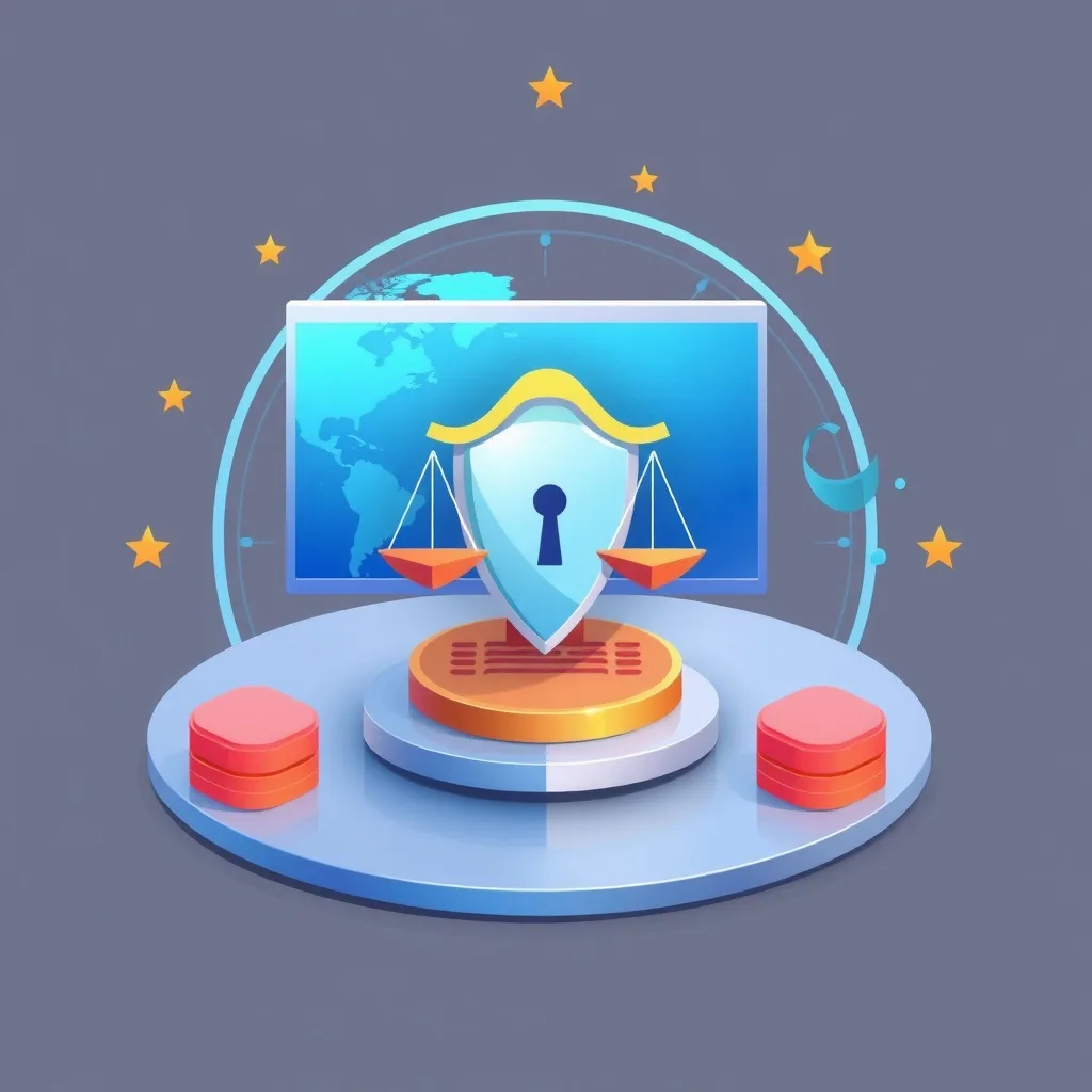 Ilustrasi alternatif aman pengganti VPN Bokeh - VPN Bokeh - karya ilustrasi AI