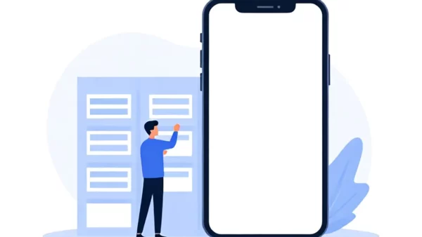 Ilustrasi tips hemat penyimpanan unduhan komik - aplikasi baca komik offline - karya ilustrasi AI