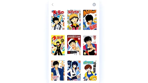 Ilustrasi platform legal baca manhua - baca manhua bahasa indonesia - karya ilustrasi AI