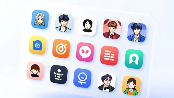 Ilustrasi platform legal baca manhwa - baca manhwa sub indo terbaik - karya ilustrasi AI