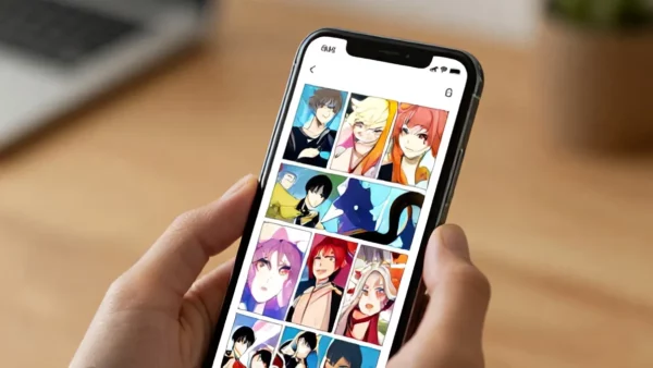 Ilustrasi baca manhwa sub indo terbaik - baca manhwa sub indo terbaik - karya ilustrasi AI