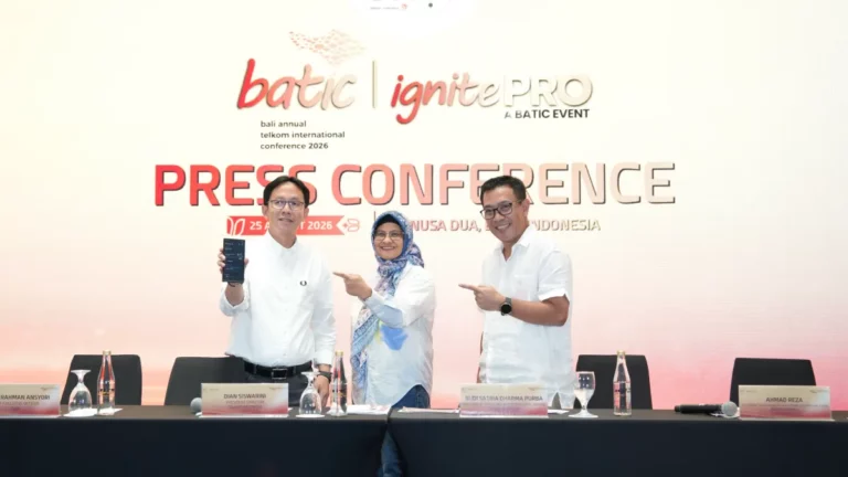 Konferensi pers BATIC 2026 bersama jajaran direksi TelkomGroup - sumber dari Telkom