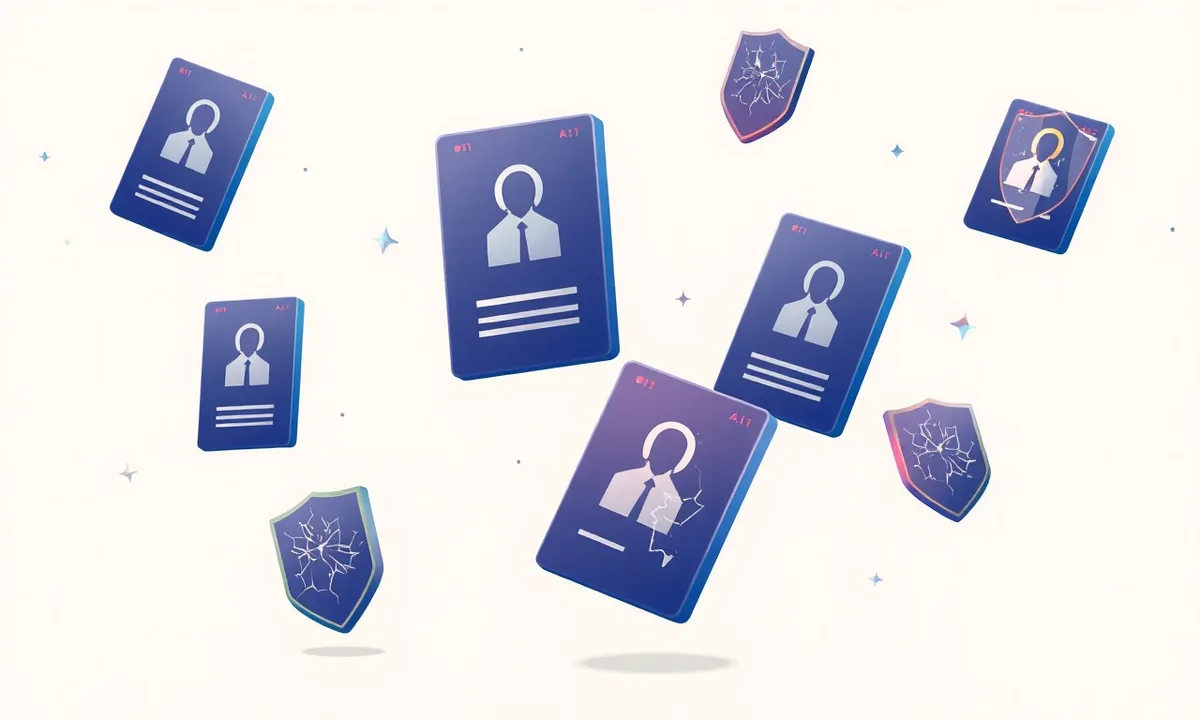 Ilustrasi identity governance AI agent lemah - GhostJacking - karya ilustrasi AI