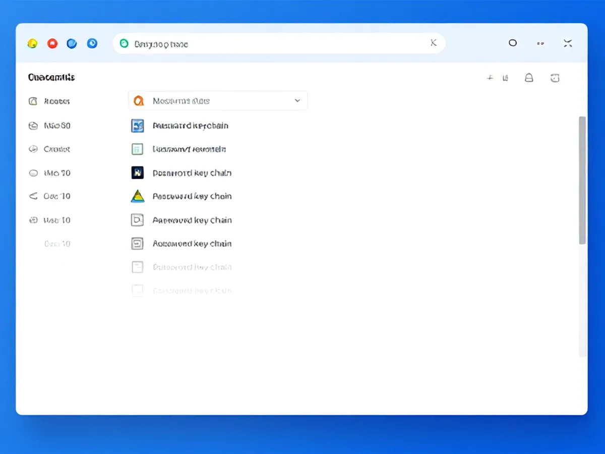 Ilustrasi keychain dan password browser dicuri malware - AmnesiaStealer macOS - karya ilustrasi AI