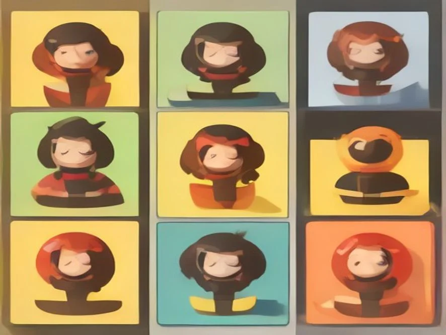 Ilustrasi komik strip dengan panel-panel lucu - komik strip - karya ilustrasi AI