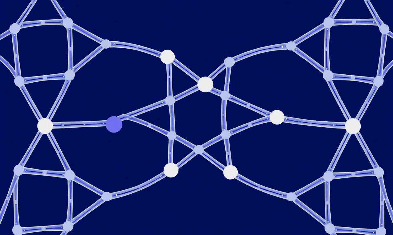 Ilustrasi masalah matematika terbuka dan kriptografi lattice - OpenAI Astra AI model - karya ilustrasi AI