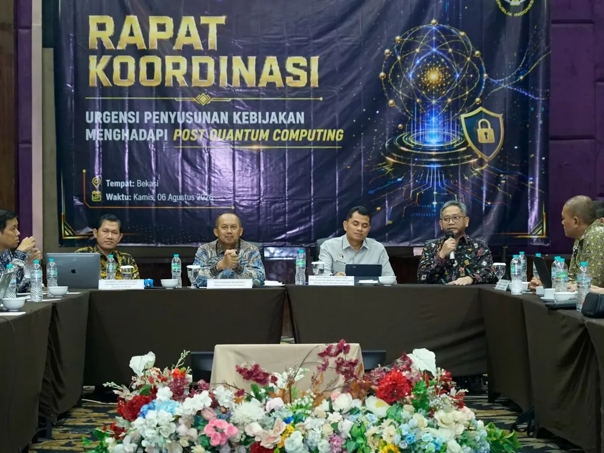 Rapat Koordinasi Post-Quantum Computing - sumber dari Telkom Indonesia