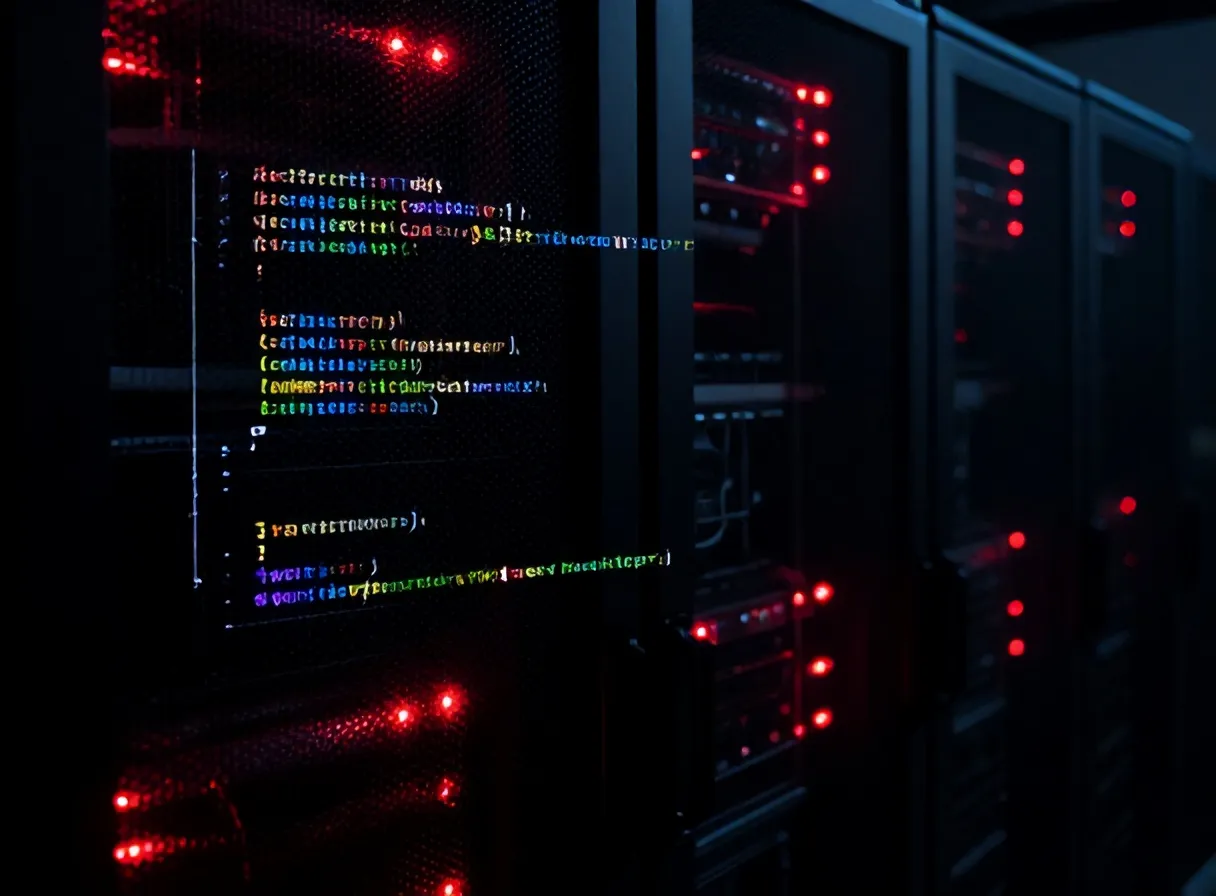 Ilustrasi worm malware menyebar melalui repository kode - malware adalah - karya ilustrasi AI