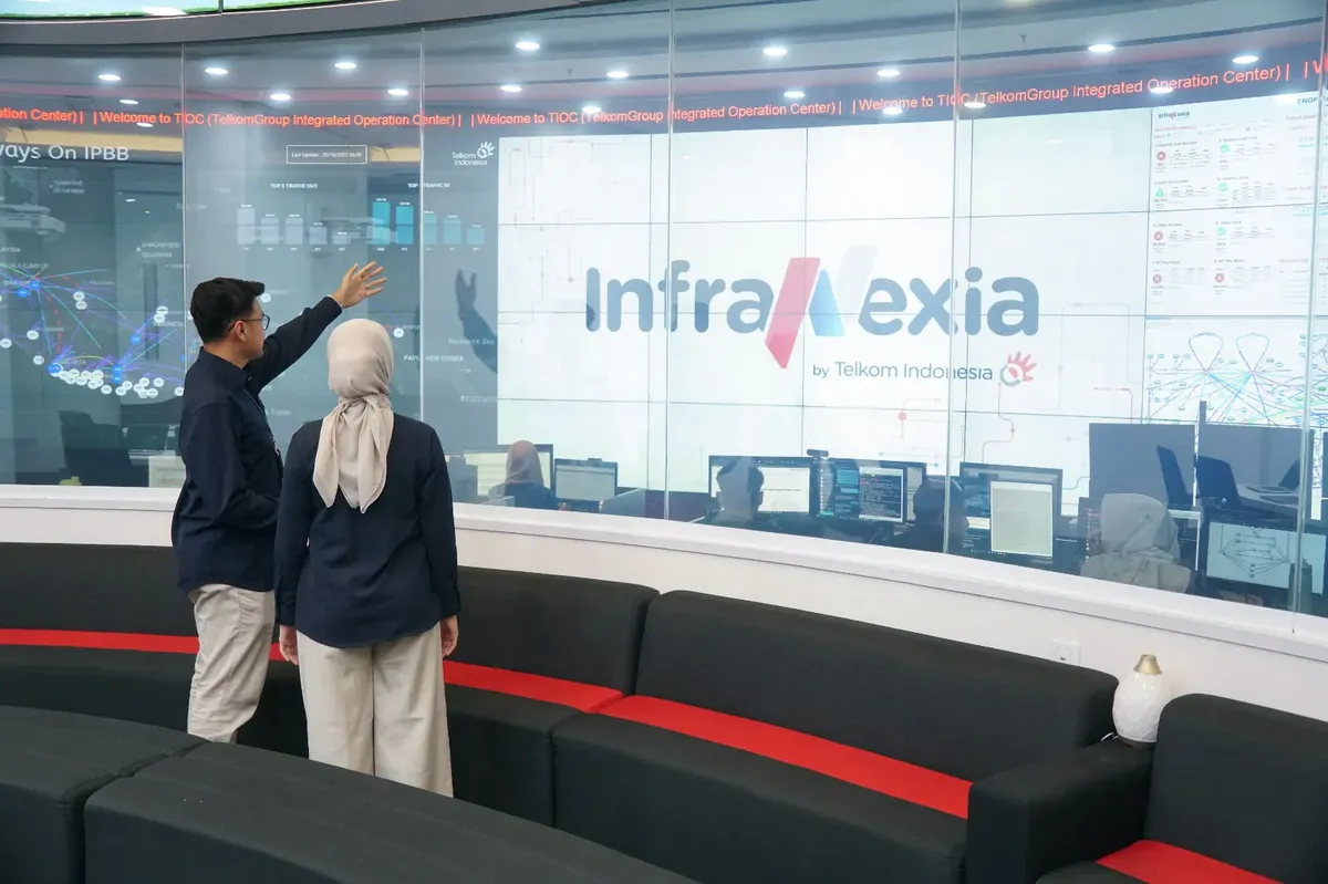 Infrastruktur digital InfraNexia TelkomGroup - sumber dari Telkom