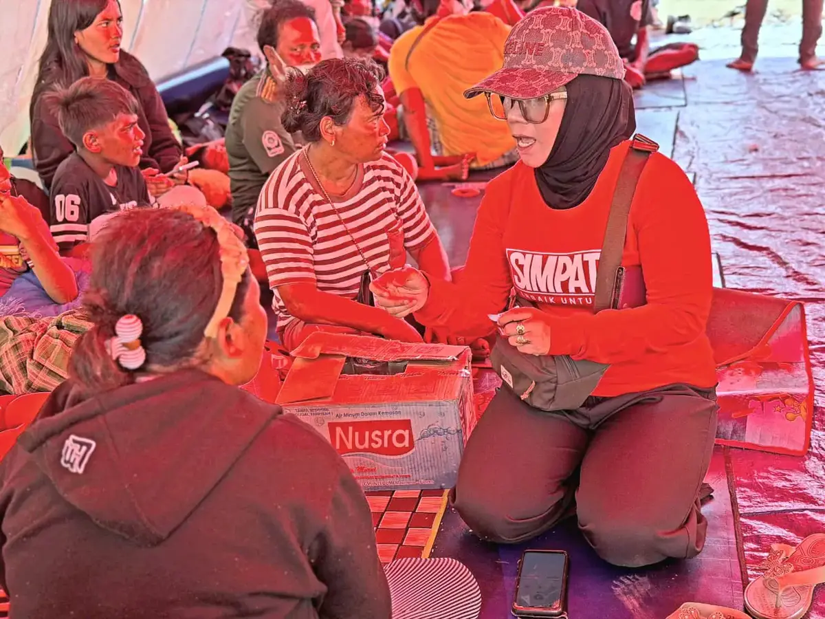 WiFi gratis di Posko Siaga bencana TelkomGroup NTT - sumber dari Telkom Indonesia