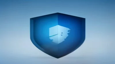 Ilustrasi aplikasi Turbo VPN di smartphone Android - Turbo VPN Bokeh - karya ilustrasi AI