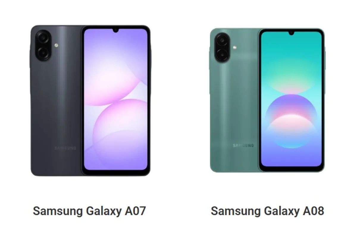 Perbandingan Samsung Galaxy A07 dan Samsung Galaxy A08 - sumber dari carisinyal.com